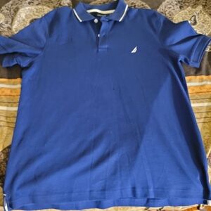 Nautica Classic Royal Blue Polo Shirt